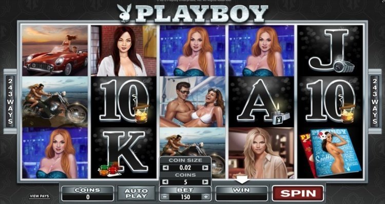 Скриншот слота Playboy