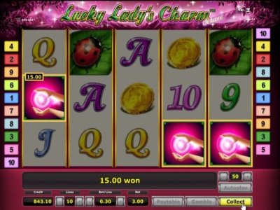 Популярный игровой автомат Новоматика Lucky Lady's Charm
