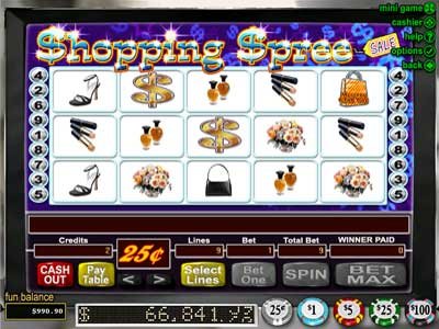 Игровой автомат с джекпотом от РТГ Shopping Spree
