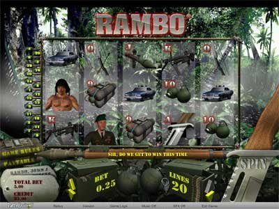 Популярный слот iSoftBet Rambo